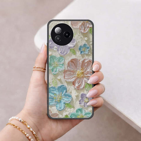 Xiaomi Civi 3 Cover - Floral Series 4 - HQ Ultra Shine Premium Infinity Glass Soft Silicon Borders Case