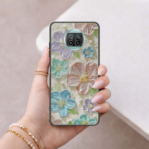 Xiaomi Redmi Note 9 Pro 5G Cover - Floral Series 4 - HQ Ultra Shine Premium Infinity Glass Soft Silicon Borders Case