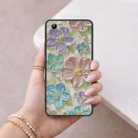 Vivo Y81s Cover - Floral Series 4 - HQ Ultra Shine Premium Infinity Glass Soft Silicon Borders Case