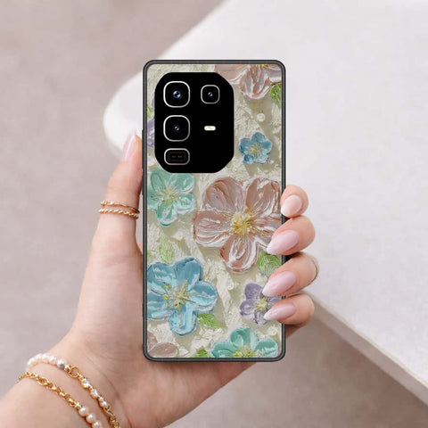 Infinix Note 50 Pro 4G Cover - Floral Series 4 - HQ Ultra Shine Premium Infinity Glass Soft Silicon Borders Case