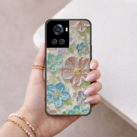 OnePlus 3T Cover - Floral Series 4 - HQ Ultra Shine Premium Infinity Glass Soft Silicon Borders Case