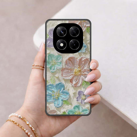 Xiaomi Redmi Note 14 Pro 4G Cover - Floral Series 4 - HQ Ultra Shine Premium Infinity Glass Soft Silicon Borders Case
