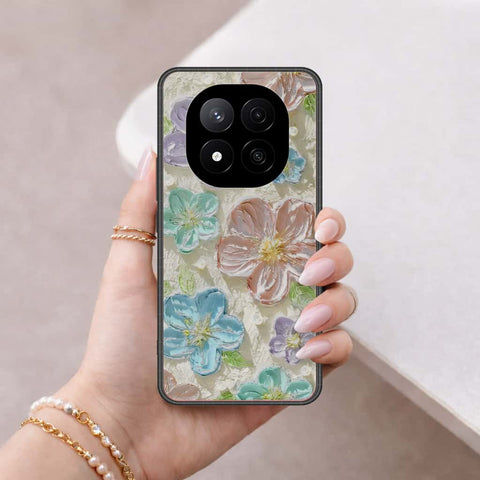 Xiaomi Poco X7 Cover - Floral Series 4 - HQ Ultra Shine Premium Infinity Glass Soft Silicon Borders Case