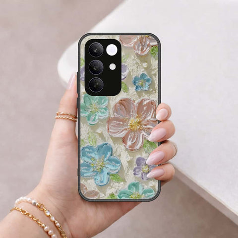 Realme C85 Pro Cover - Floral Series 4 - HQ Ultra Shine Premium Infinity Glass Soft Silicon Borders Case