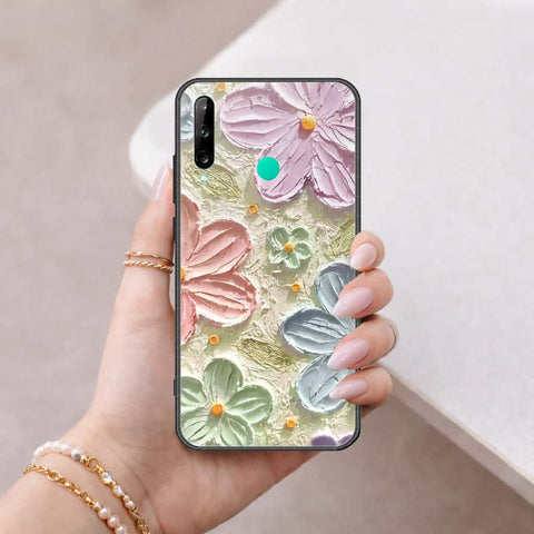 Honor 9C Cover - Floral Series 4 - HQ Ultra Shine Premium Infinity Glass Soft Silicon Borders Case