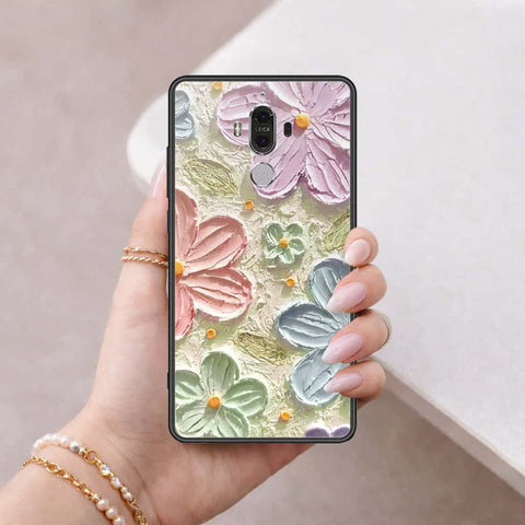 Huawei Mate 9 Cover - Floral Series 4 - HQ Ultra Shine Premium Infinity Glass Soft Silicon Borders Case