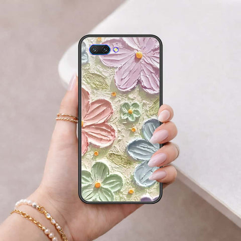 Huawei Honor 10 Cover - Floral Series 4 - HQ Ultra Shine Premium Infinity Glass Soft Silicon Borders Case