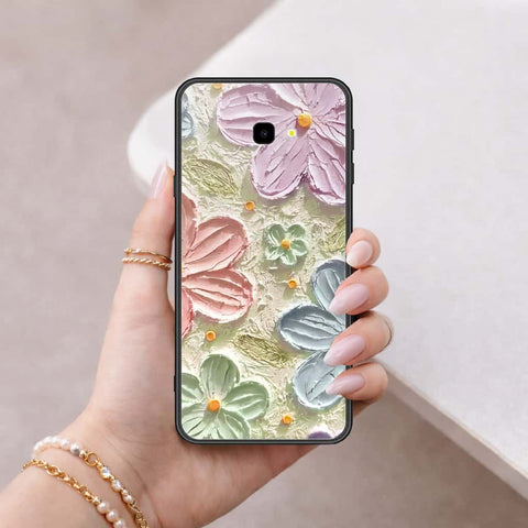 Samsung Galaxy J4 Plus Cover - Floral Series 4 - HQ Ultra Shine Premium Infinity Glass Soft Silicon Borders Case