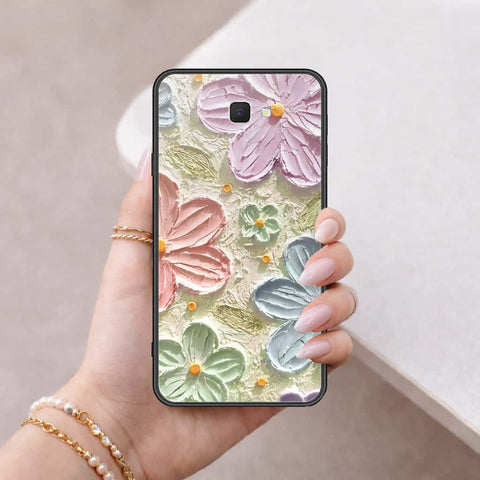 Samsung Galaxy J7 Prime Cover - Floral Series 4 - HQ Ultra Shine Premium Infinity Glass Soft Silicon Borders Case