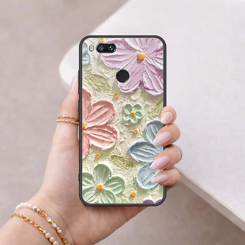 Xiaomi Mi A1 / Mi 5X Cover - Floral Series 4 - HQ Ultra Shine Premium Infinity Glass Soft Silicon Borders Case