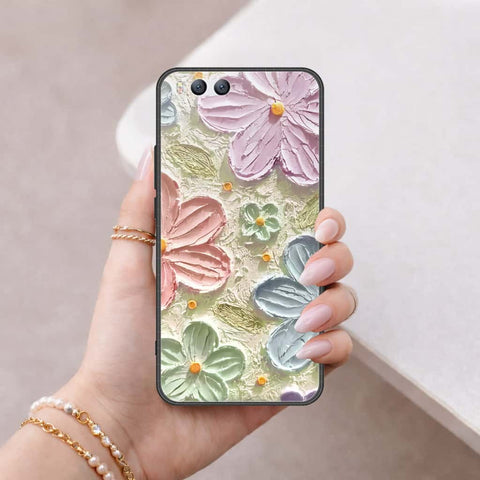 Xiaomi Mi 6 Cover - Floral Series 4 - HQ Ultra Shine Premium Infinity Glass Soft Silicon Borders Case