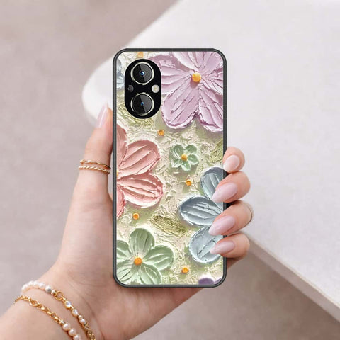 OnePlus Nord N20 5G Cover - Floral Series 4 - HQ Ultra Shine Premium Infinity Glass Soft Silicon Borders Case