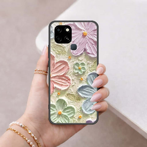 Infinix Smart 6 Cover - ONation Persian Rugs Series 2 - HQ Ultra Shine Premium Infinity Glass Soft Silicon Borders Cas