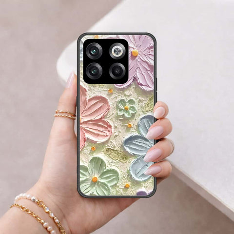 OnePlus Ace Pro Cover - Floral Series 4 - HQ Ultra Shine Premium Infinity Glass Soft Silicon Borders Case