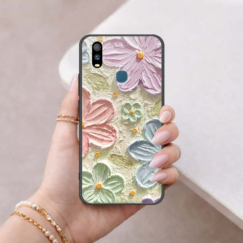 Vivo Y11 2023 Cover - Floral Series 4 - HQ Ultra Shine Premium Infinity Glass Soft Silicon Borders Case