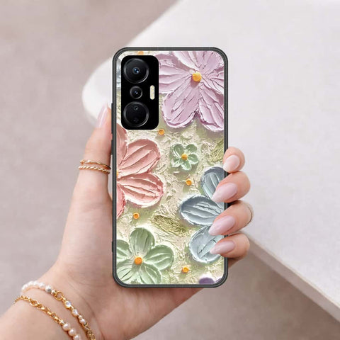 Infinix Hot 20S Cover - Floral Series 4 - HQ Ultra Shine Premium Infinity Glass Soft Silicon Borders Case