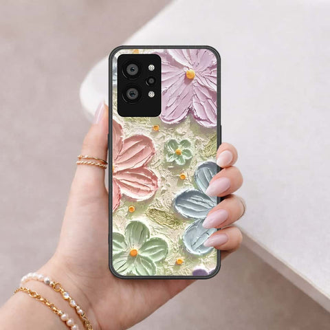 Realme GT 2 Pro Cover - Floral Series 4 - HQ Ultra Shine Premium Infinity Glass Soft Silicon Borders Case