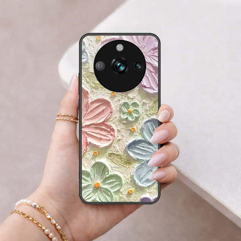 Realme 11 Pro Plus Cover - Floral Series 4 - HQ Ultra Shine Premium Infinity Glass Soft Silicon Borders Case