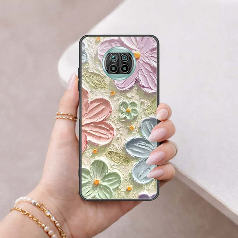 Xiaomi Redmi Note 9 Pro 5G Cover - Floral Series 4 - HQ Ultra Shine Premium Infinity Glass Soft Silicon Borders Case