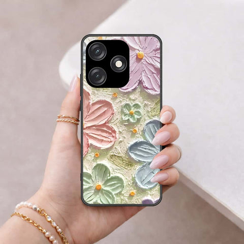 Tecno Spark 10C Cover - Floral Series 4 - HQ Ultra Shine Premium Infinity Glass Soft Silicon Borders Case