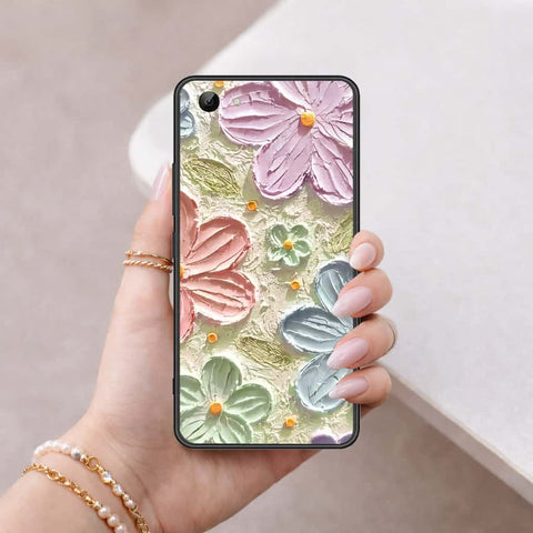 Vivo Y81s Cover - Floral Series 4 - HQ Ultra Shine Premium Infinity Glass Soft Silicon Borders Case