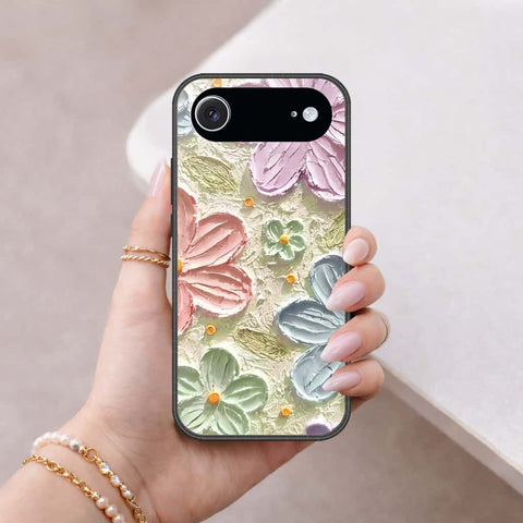 iPhone 17 Air - Floral Series 4 - HQ Ultra Shine Premium Infinity Glass Soft Silicon Borders Case