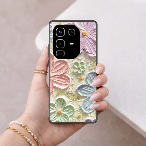 Infinix Note 50 Pro 4G Cover - Floral Series 4 - HQ Ultra Shine Premium Infinity Glass Soft Silicon Borders Case