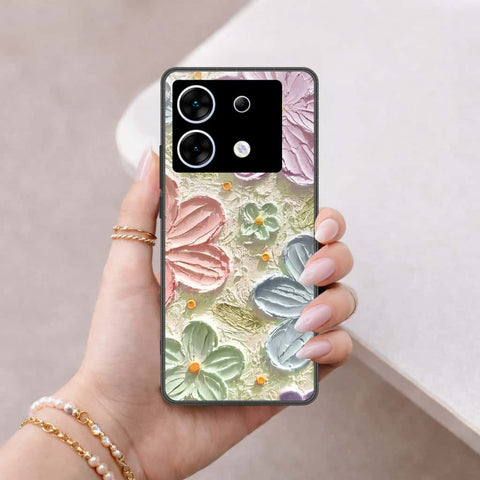 Infinix Zero 30 5G Cover - Floral Series 4 - HQ Ultra Shine Premium Infinity Glass Soft Silicon Borders Case