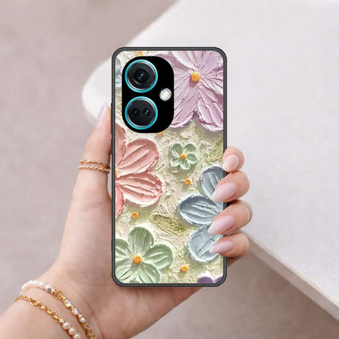 Oppo K11 Cover - Floral Series 4 - HQ Ultra Shine Premium Infinity Glass Soft Silicon Borders Case