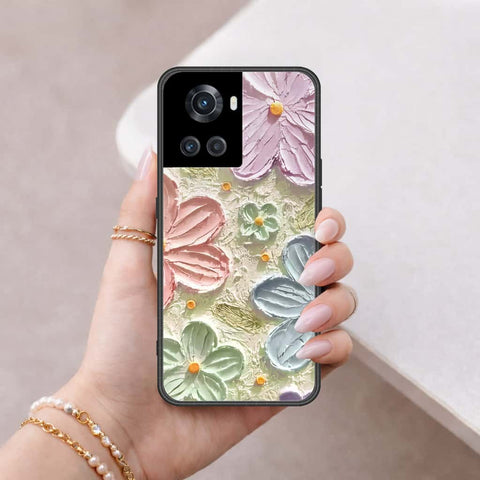 OnePlus 3T Cover - Floral Series 4 - HQ Ultra Shine Premium Infinity Glass Soft Silicon Borders Case