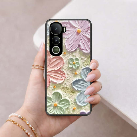 Vivo Y400 4G Cover - Floral Series 4 - HQ Ultra Shine Premium Infinity Glass Soft Silicon Borders Case