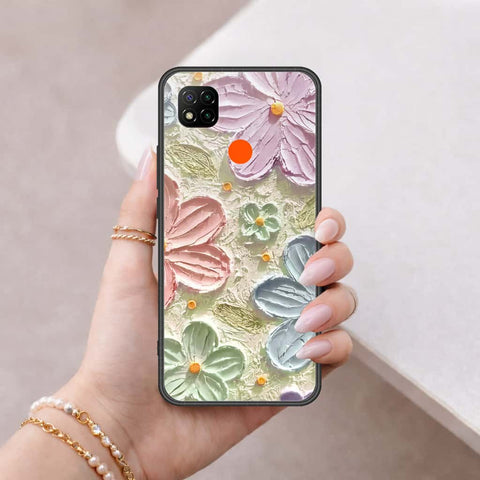 Xiaomi Poco C31 Cover - Floral Series 4 - HQ Ultra Shine Premium Infinity Glass Soft Silicon Borders Case