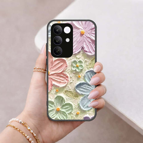 Realme C85 Pro Cover - Floral Series 4 - HQ Ultra Shine Premium Infinity Glass Soft Silicon Borders Case