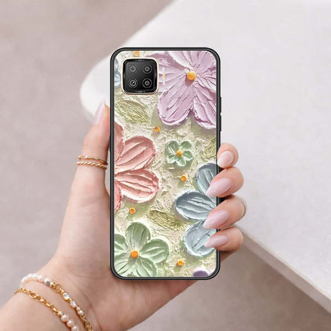 Oppo A73 Cover - Floral Series 4 - HQ Ultra Shine Premium Infinity Glass Soft Silicon Borders Case