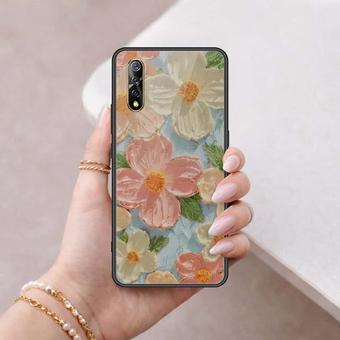 vivo iQOO Neo 855 Cover - Floral Series 4 - HQ Ultra Shine Premium Infinity Glass Soft Silicon Borders Case