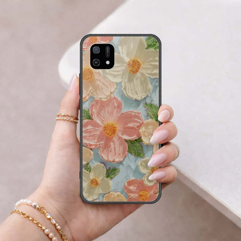Oppo A16K Cover - Floral Series 4 - HQ Ultra Shine Premium Infinity Glass Soft Silicon Borders Case