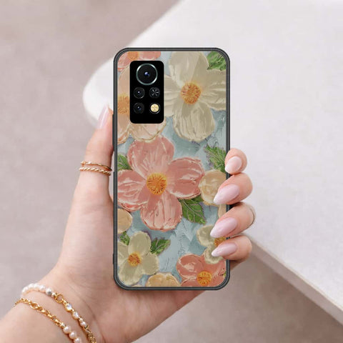 Infinix Note 11s Cover - Floral Series 4 - HQ Ultra Shine Premium Infinity Glass Soft Silicon Borders Case