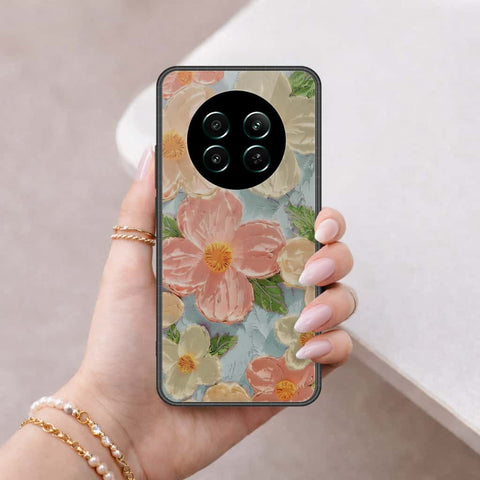 Realme Narzo 70 Cover - Floral Series 4 - HQ Ultra Shine Premium Infinity Glass Soft Silicon Borders Case