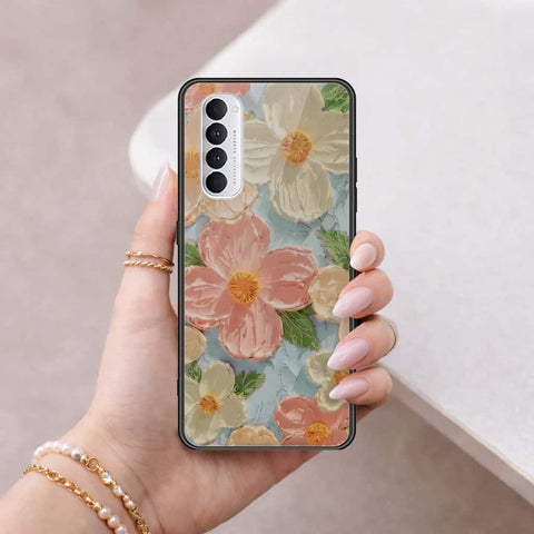 Oppo Reno 4 Pro Cover - Floral Series 4 - HQ Ultra Shine Premium Infinity Glass Soft Silicon Borders Case
