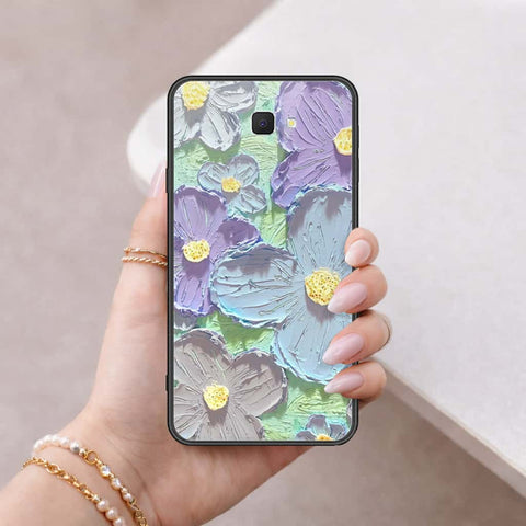 Samsung Galaxy J7 Prime Cover - Floral Series 3 - HQ Ultra Shine Premium Infinity Glass Soft Silicon Borders Case