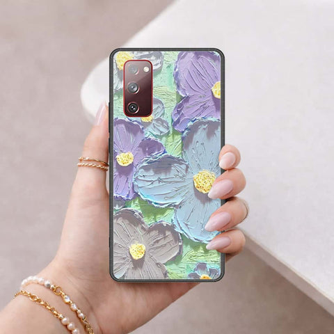 Samsung Galaxy S20 FE Cover - Floral Series 3 - HQ Ultra Shine Premium Infinity Glass Soft Silicon Borders Case
