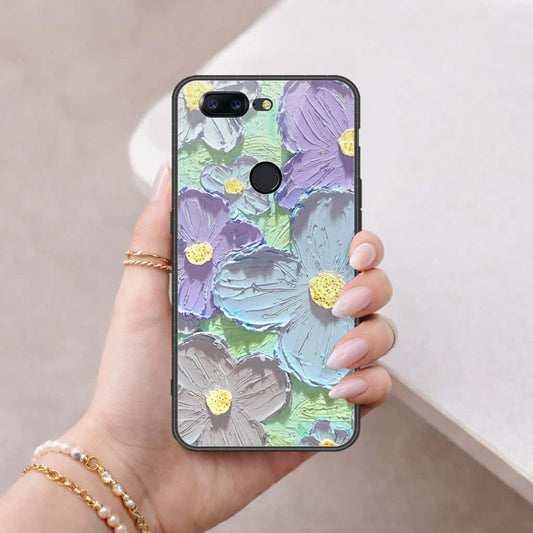 OnePlus 5T Cover - Floral Series 3 - HQ Ultra Shine Premium Infinity Glass Soft Silicon Borders Case