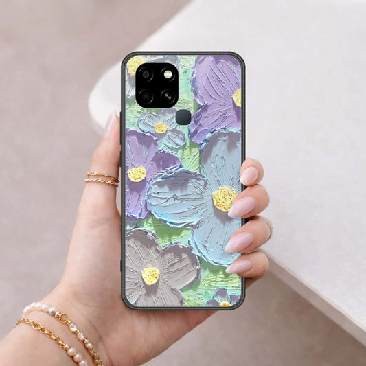 Infinix Smart 6 Cover - ONation Persian Rugs Series 2 - HQ Ultra Shine Premium Infinity Glass Soft Silicon Borders Cas
