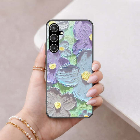 Samsung Galaxy S23 FE Cover - Floral Series 3 - HQ Ultra Shine Premium Infinity Glass Soft Silicon Borders Case