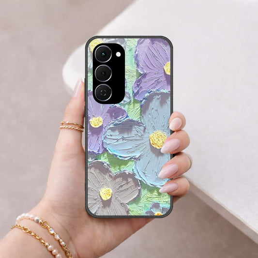Tecno Spark 40 Pro Plus Cover - Floral Series 3 - HQ Ultra Shine Premium Infinity Glass Soft Silicon Borders Case
