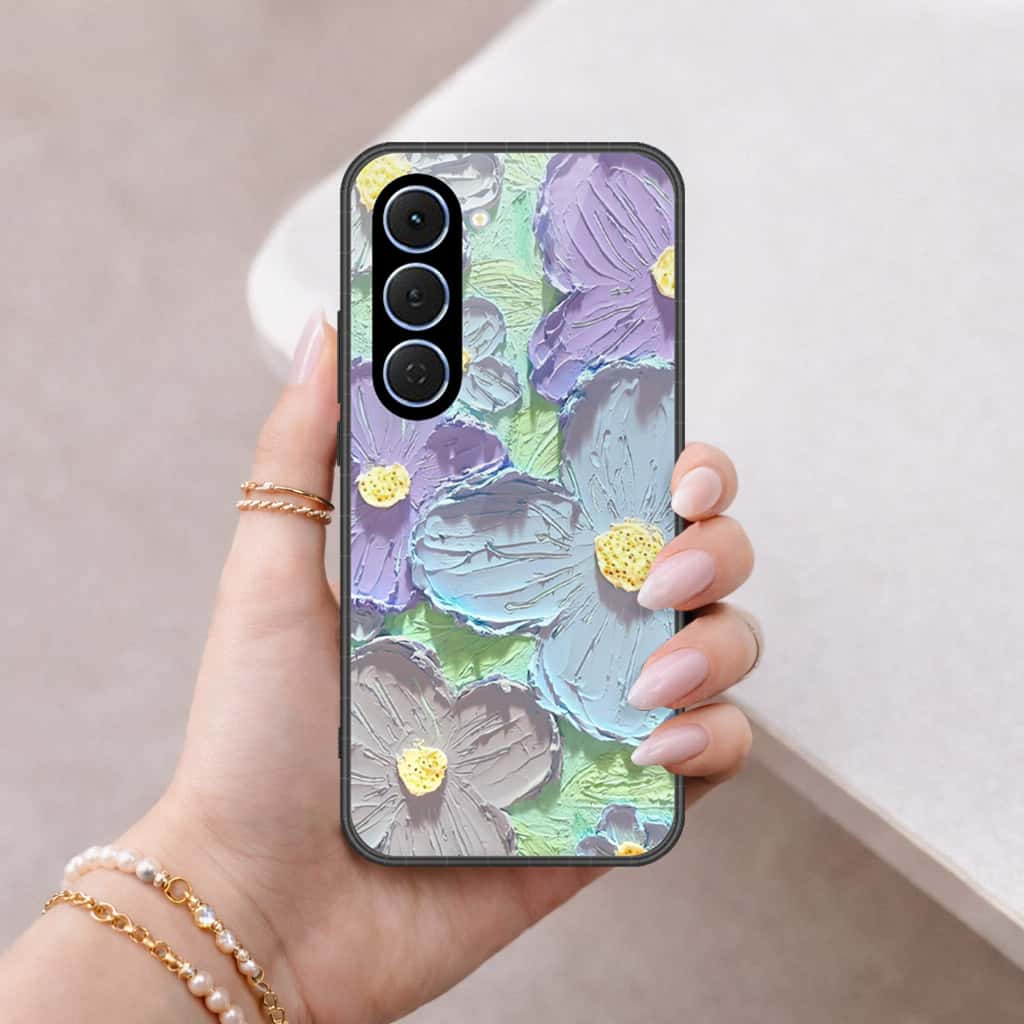 Tecno Spark 40 Pro Cover - Floral Series 3 - HQ Ultra Shine Premium Infinity Glass Soft Silicon Borders Case
