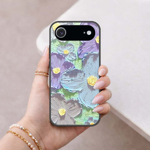iPhone 18 Air - Floral Series 3 - HQ Ultra Shine Premium Infinity Glass Soft Silicon Borders Case