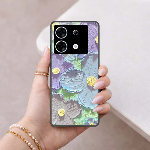 Infinix Zero 30 5G Cover - Floral Series 3 - HQ Ultra Shine Premium Infinity Glass Soft Silicon Borders Case
