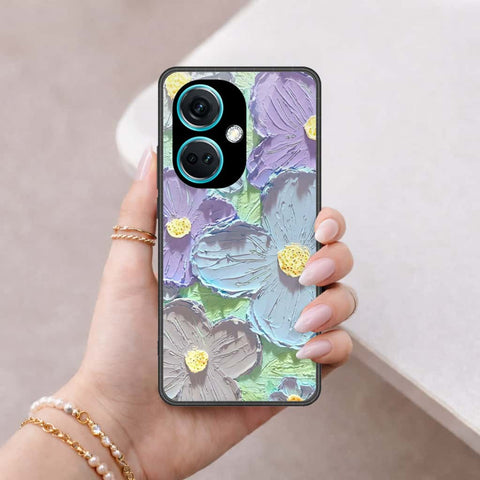 OnePlus Nord N30 Cover - Floral Series 3 - HQ Ultra Shine Premium Infinity Glass Soft Silicon Borders Case
