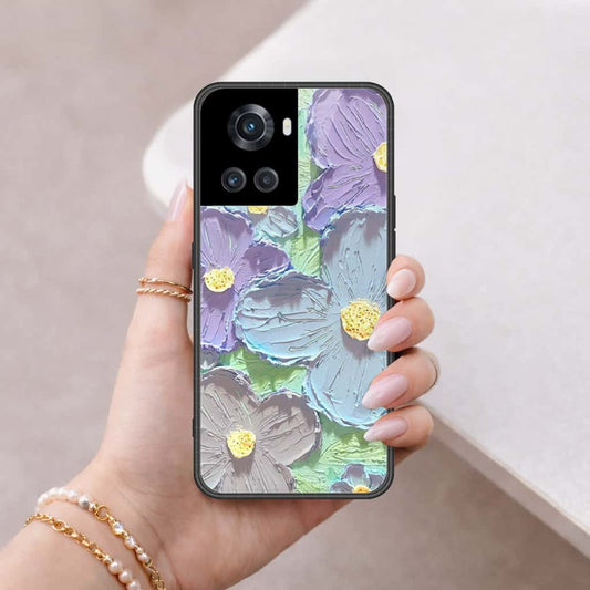 OnePlus 3T Cover - Floral Series 3 - HQ Ultra Shine Premium Infinity Glass Soft Silicon Borders Case